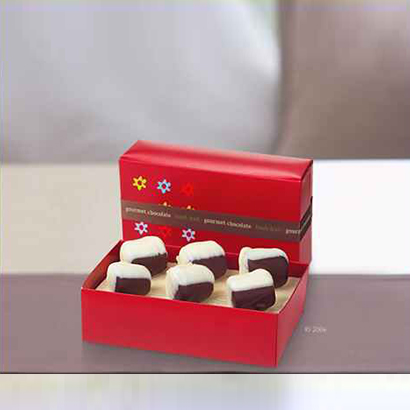 6 Box Dipped Bananas Semisweet & White Chocolate | Edible Arrangements®