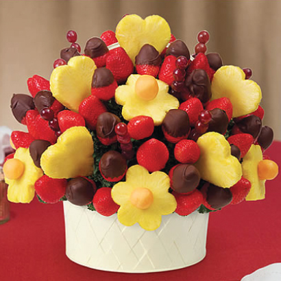 Berry Choco Bouquet with Heartsبيري شوكوليت بوكيه مع القلوب