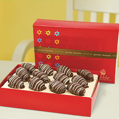 Chocolate Dates with Swizzle<br>التمور المغمورة بالشوكولاته و المزينة | Edible Arrangements®